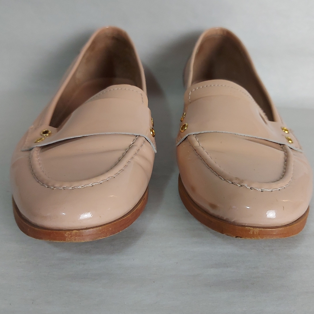 Minelli Women Loafers Size 38 EU Nude LeatherCasual Flats Comfort Low Heel Shoes - Picture 6 of 10